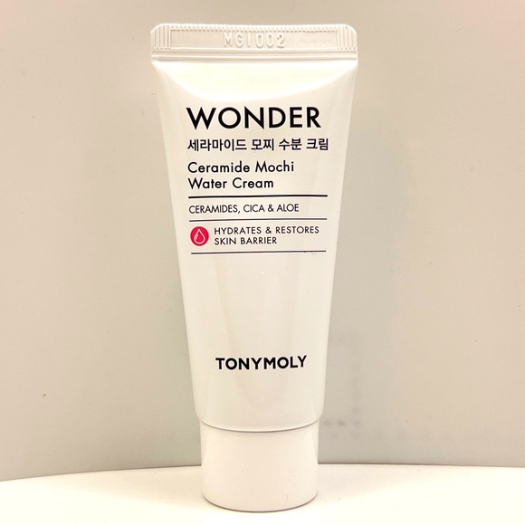 $4 🌸 Tonymoly Wonder Ceramide Mochi Water Cream NEW Restores Barrier ~ NEW - Picture 1 of 8